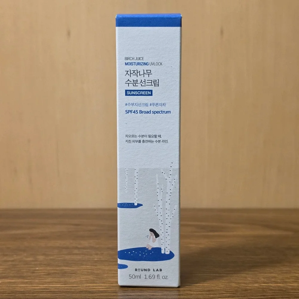 Round Lab Birch Juice Moisturizing UVLOCK Sunscreen SPF45 50ml New Sealed 2027